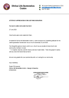 letter of appreciation george
